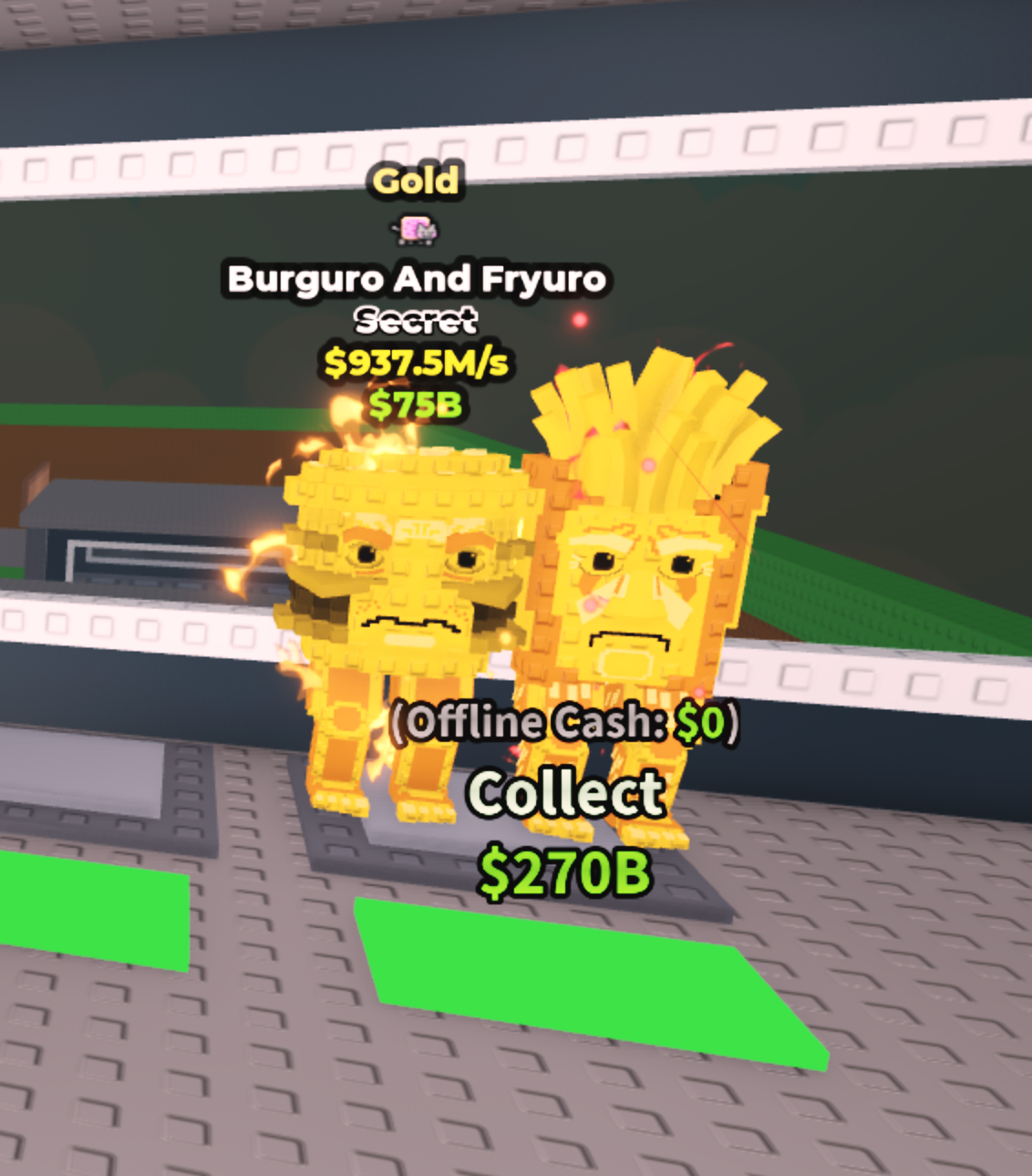 937.5M/s Gold Burguro and Fryuro (fire or neon trait)