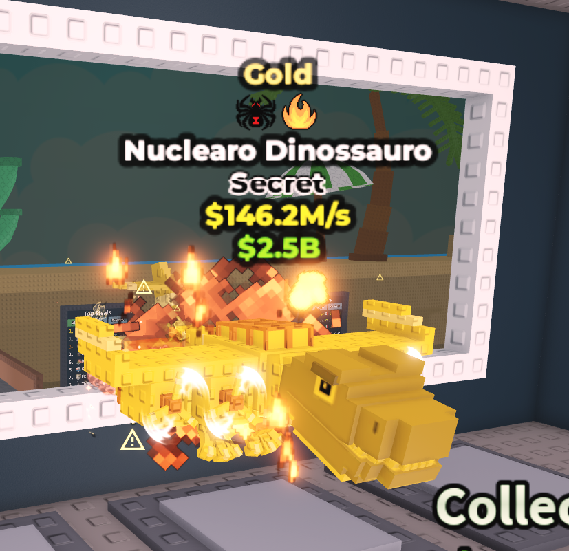 146.2M/s GOLD Nuclearo Dinossauro π₯ trait