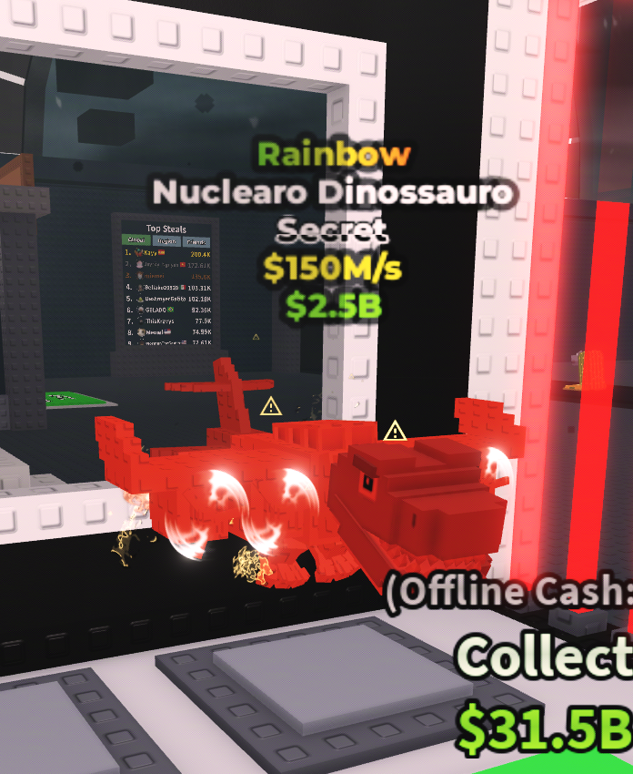 150M/s Rainbow Nuclearo Dinossauro