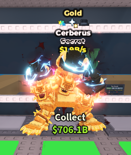 1.9B/s Gold Cerberus