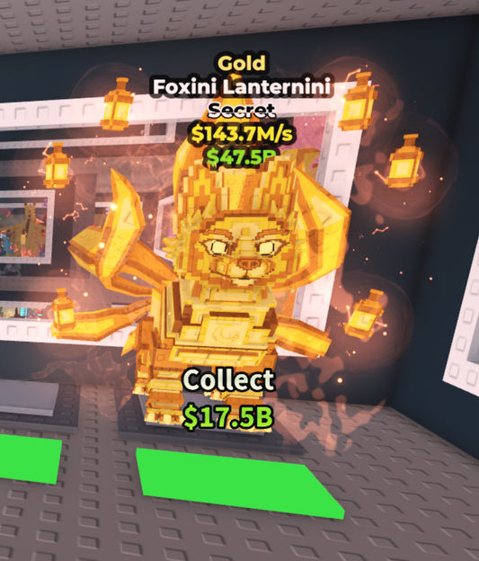 143.7M/s GOLD Foxini Lanternini