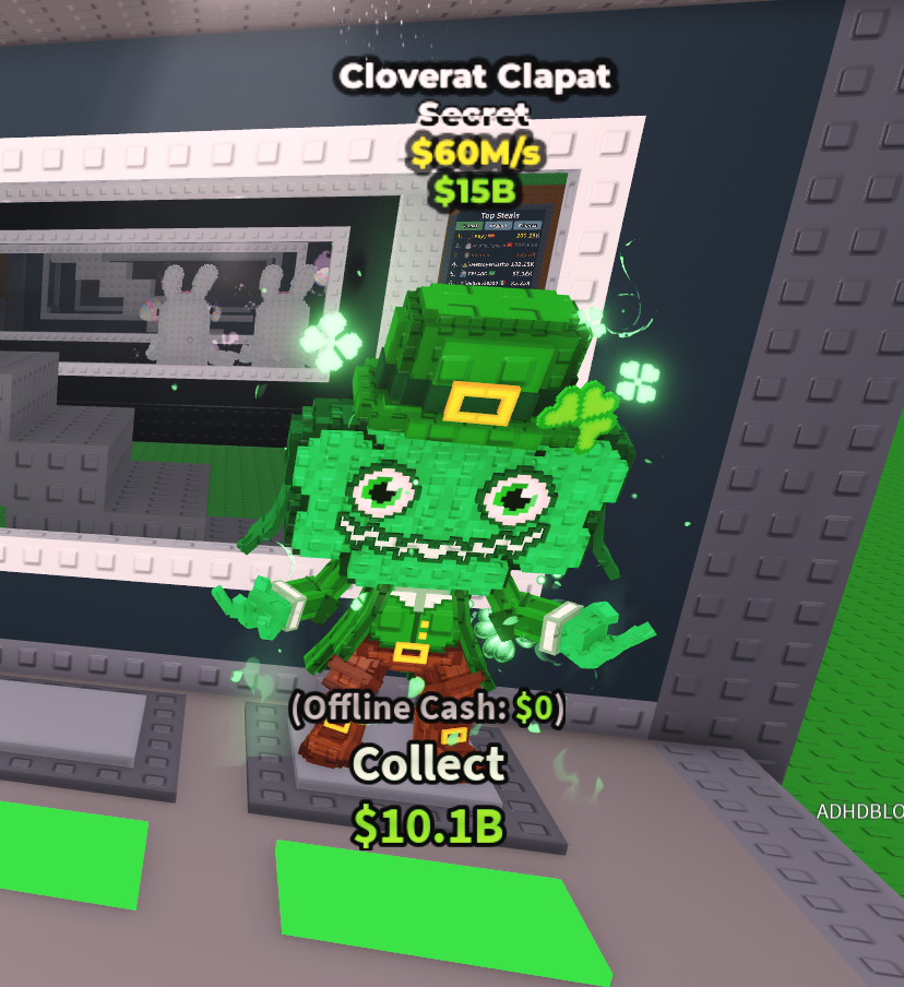 60M/s Cloverat clapat base no trait