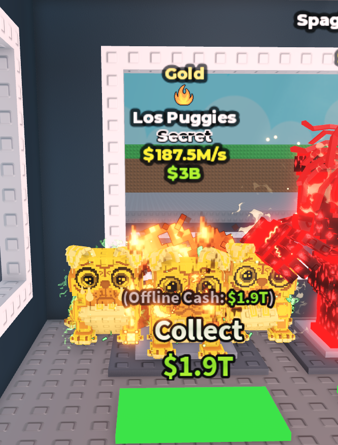187.5M/s Gold Los Puggies