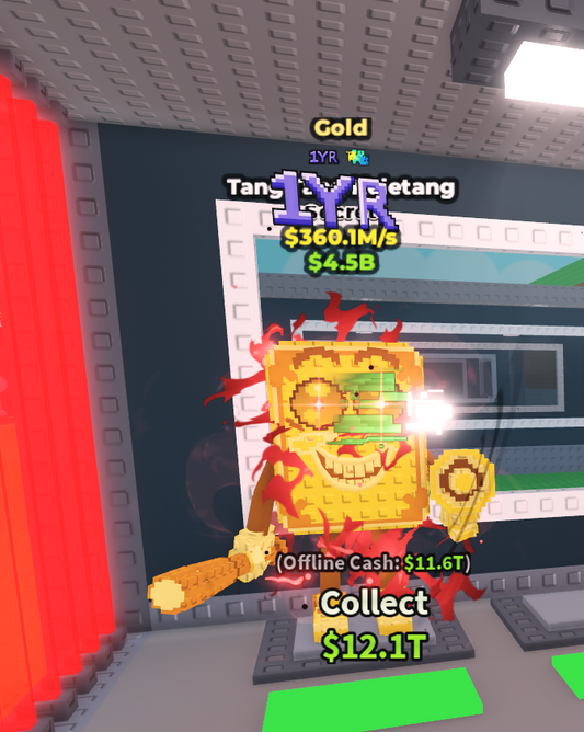 360.1M/s Gold Tang Tang Keletang