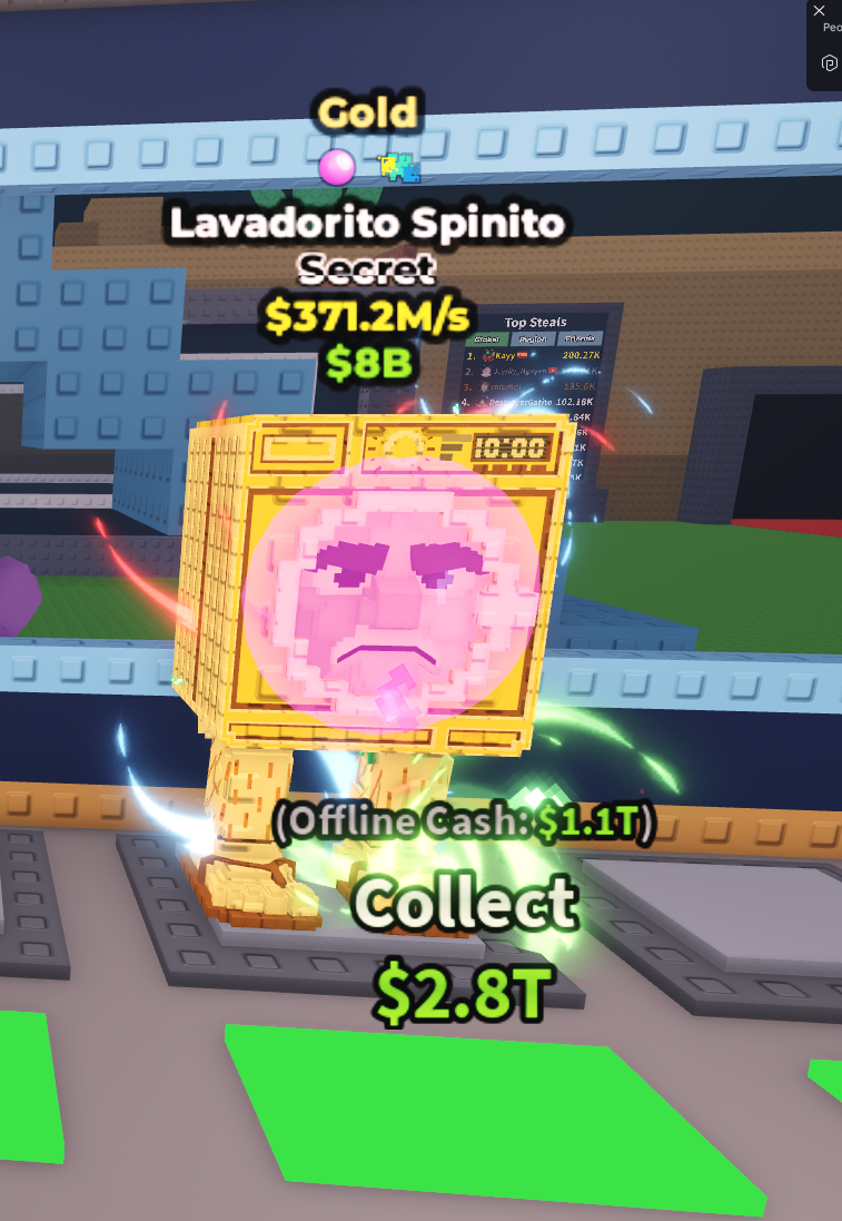 371.2M/s Gold Lavadorito Spinito Secret