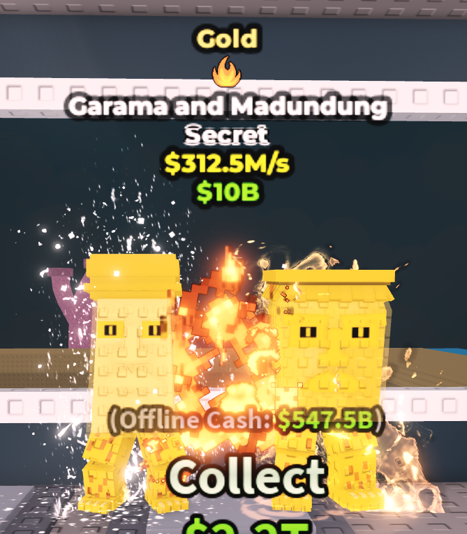 312.5M/s Gold Garama and Madundung Secret