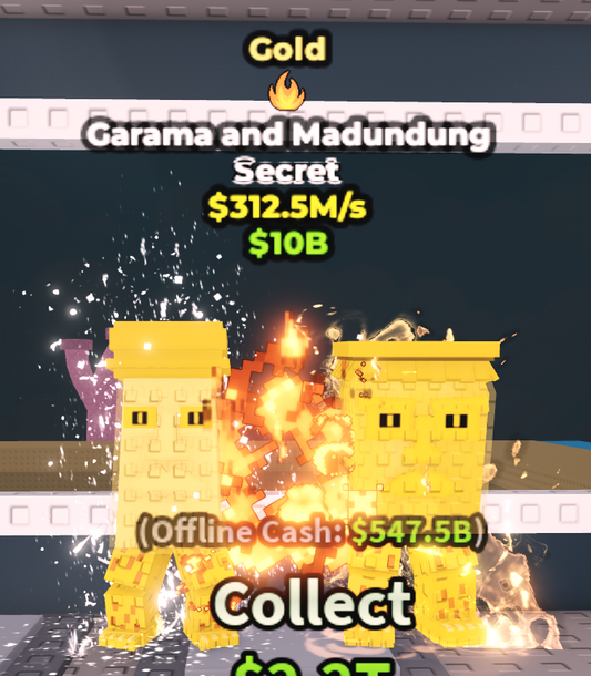 312.5M/s Gold Garama and Madundung Secret