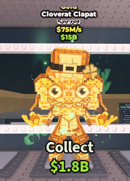 Cloverat Clapat Gold Secret Brainrot
